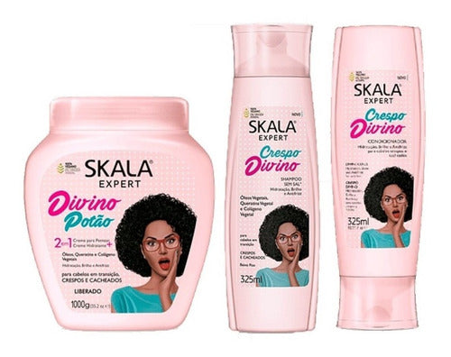 Skala Kit Shampoo & Conditioner + Treatment Cream Divino Potao 0