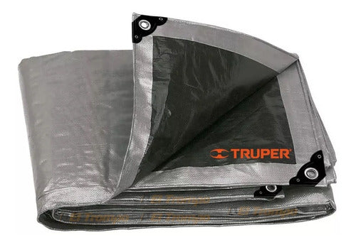 Truper Super Reinforced Tarpaulin 3 X 3 M Heavy-Duty Camping Truck Use 0