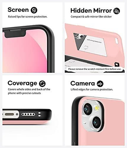 Goospery Phone Case for iPhone 13 with Magnetic Closure - Pink 5