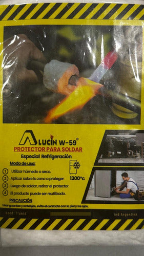 Paño Protector De Llama Para Soldaduras Alucin W-59 0