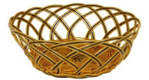 Crystal Rock Oval Plastic Bread Basket 18x13cm 0