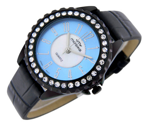 Montreal ML350 Women's Watch with Strass Accents 0