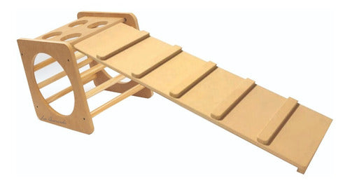 LA QUERCIOLA Montessori Cube + Slide Ramp 0