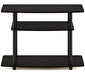 Furinno 13192EXBK TurnNTube Tool-Free 3-Tier TV Stand 2