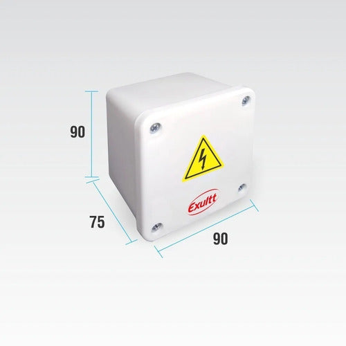 Caja Paso Estanca Pvc Camara Cctv Ip65 90x90x75mm 1