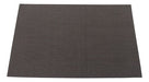 Black Deco Set of 6 Individual Place Mats in Brown Rafia 0