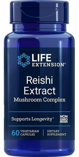 Reishi Extracto De Hongos, Life Extension, 60caps 0