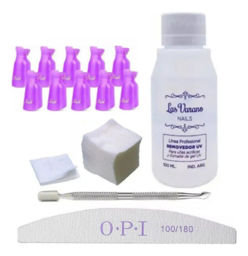 Kit Removedor De Semi Y Capping Gel 0