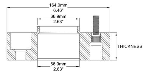 Wheel Accessories Parts Wheel Spacer Kit - Set of 2 1