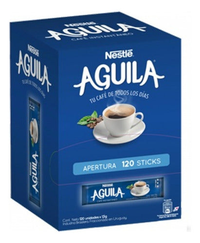 Cafe Aguila Stick X 120 Unidades De 1,5 Grs 0