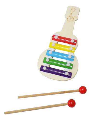 World Tech Wooden Xylophone 21 Cm Musical Instrument 1