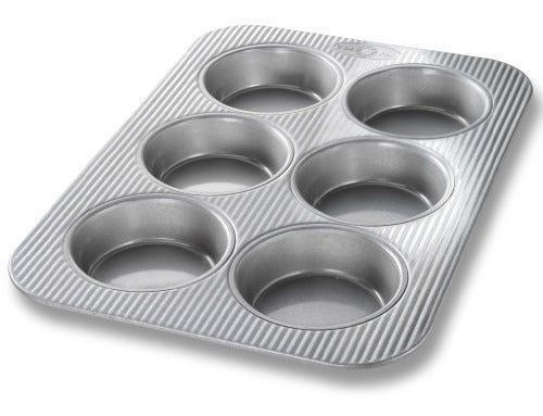 Usa Pan Bakeware Mini Cacerolas Redondas De La Torta, 6 Pozo 0