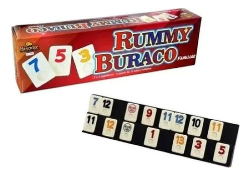 Juego De Mesa Rummy Buraco Familiar 0