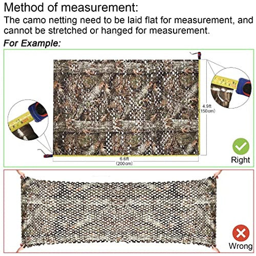 Loogu Camouflage Netting for Shade Decoration 1.5x4m - D 7