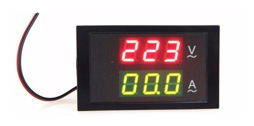 Candy-Ho Voltimetro Amperimetro Digital Panel Led Ac 80-300v 200a 0