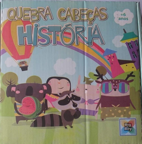 Brinquedo Quebra Cabeça História 6 Anos Infantil 0