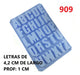 # Molde De Silicona - Letras     (909) 1