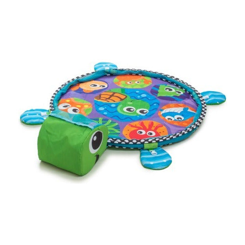 Baby Play Gym Turtle Ball Pit Love - 2-in-1 Play Gym and Ball Pit - Gimnasio Manta Para Bebes Pelotero Tortuga Corralito Love