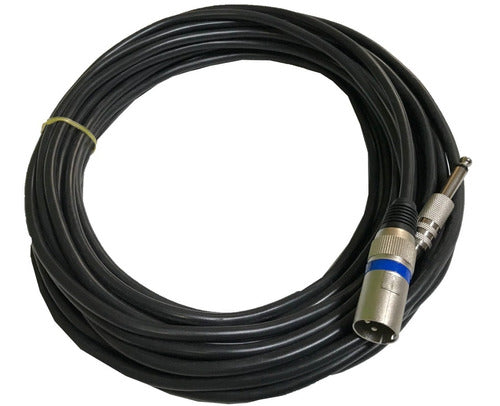 TD Cable Microfono XLR Canon Macho A Plug 6.5 Pro 4 Metros 1