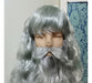 Peluca Y Barba Gris Texturizada By La Parti Wigs 1