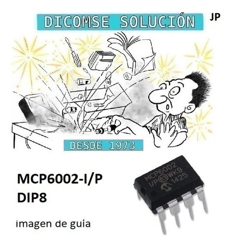DICOMSE MCP6002-I/P DIP8 Integrated Circuit MCP6002 I/P IP 0