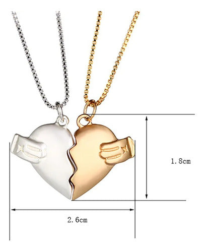 Tiendainline Choker Heart Magnetic Affection Necklace 1