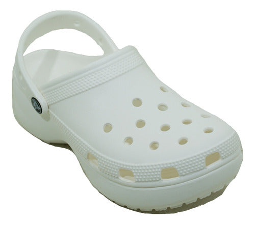 Crocs Classic Platform Clog White Women's Deporfan 0