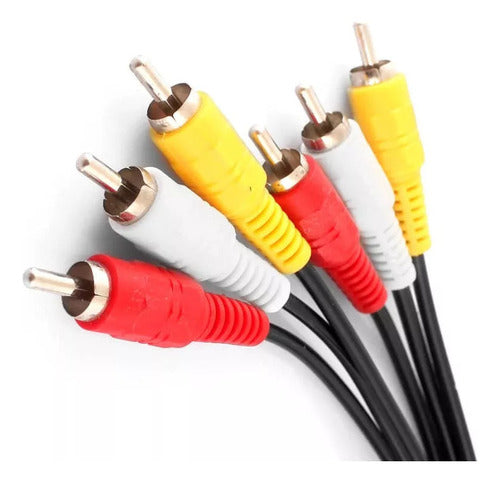 Seisa Cable RCA 3 X 3 Male Long 1.5 Mts 1