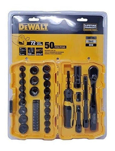 Juego De Herramientas Mecánicas Dewalt 50 Piezas 0