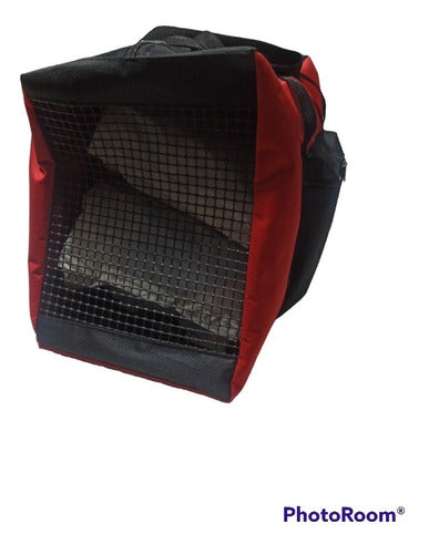 Lomas Metal Pet Carrier Bag with Reinforced Plastic Grid 3