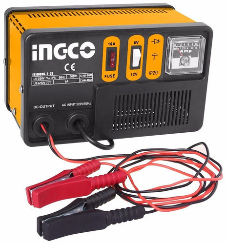 Ingco Portable 6/12V Car and Motorcycle Battery Charger Cb1501 0