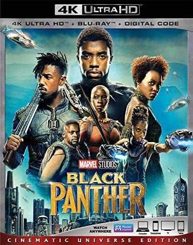 Pantera Negra (2018) Blu-ray Uhd 4k + Blu-ray 0