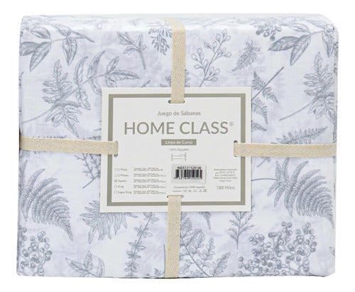 Home Class 180 Thread Count 100% Cotton Double Bed Sheet Set 0