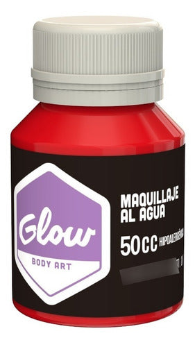Liquid Artistic Glow Body Art Body Paint Basic Matte Colors - 50ml 5