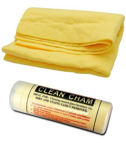 CLEAN CHAM Super Absorbent PVC Chamois Cleaning Cloth Offer 2