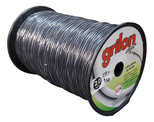 Grilon Tanza Duo Redonda Bordeadora Desmalezadora 1,5mm 2mm 2,5 3mm 3