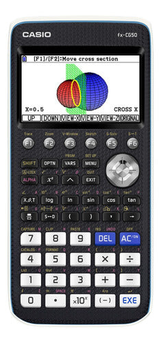 Calculadora Gráfica A Color Casio, Blanco Y Negro, 7.21  Anx 0