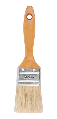 Total Tools 100mm Wood Handle Synthetic Bristle Paint Brush THT84042 0