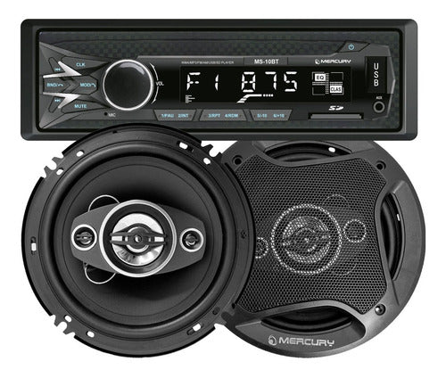 Mercury Stereo Combo Bluetooth AM FM 6.5-Inch Speakers 0