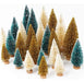 AerWo Mini Christmas Tree Wooden Base Decoration 24 Pieces 0