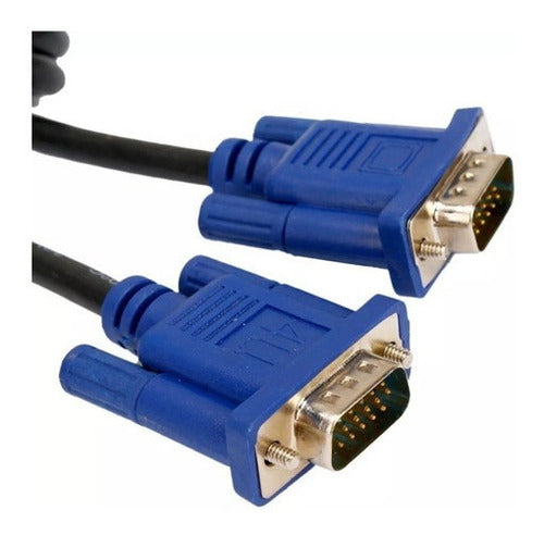 VGA to VGA Cable 2 Meters GTC Compatible with Monitor Projector 0