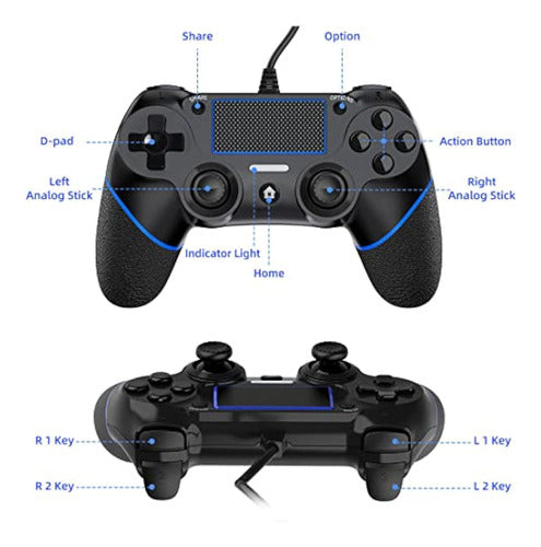 Dianven Wired Controller For Ps4 Controller Wired 4