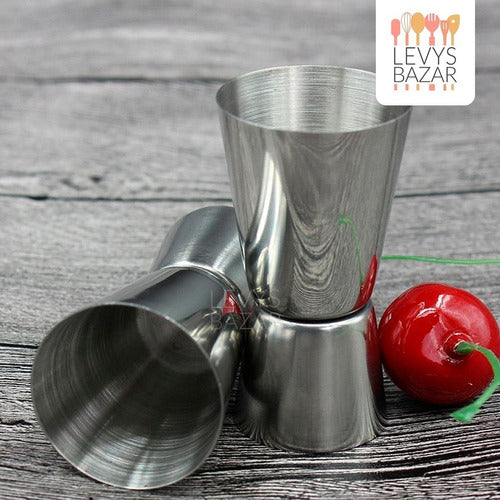 Levys Bazar Complete Bartender Kit - Stainless Steel Cocktail Shaker Set 7