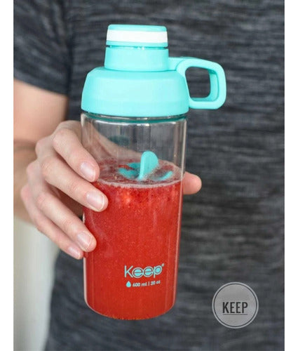 Keep Shaker Bottle 600ml with Blender Ball for Fit Shakes by Kuchen 4