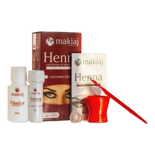 Makiaj Henna For Eyebrows Brown Tone 0