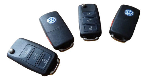 Volkswagen Llave Navaja Codificada Vw Bora Originales Completa Nueva!! 1