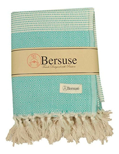 Bersuse 100% Cotton Hierápolis XL Turkish Towel - 60x90 0