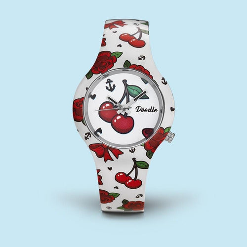 Doodle Unisex Watch Italian Design American Style Cherries 0