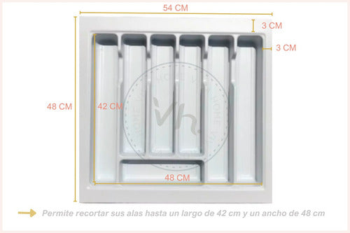 Ordinato Plastic Drawer Organizer 54 X 48 Cm Colors 2