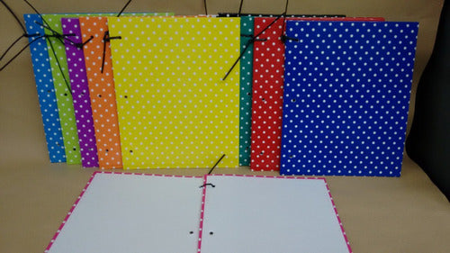 School Folder N°3 with Polka Dot Design - Pack of 5 Units 5